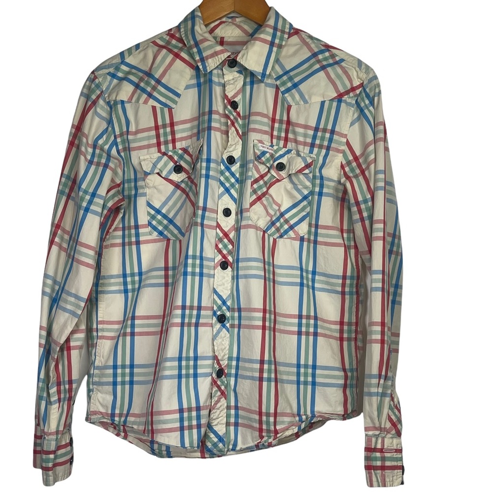 Topo Design Medium Long Sleeve Button Down Shirt